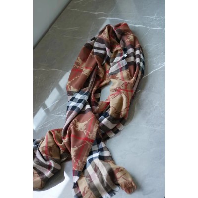 버버리 BURBERRY 로고 체크 리버서블 실크 울 스카프 SIZE 220*70cm # 울 51% + 멀버리 실크 49% ☆☆☆☆☆ #VVIP공장