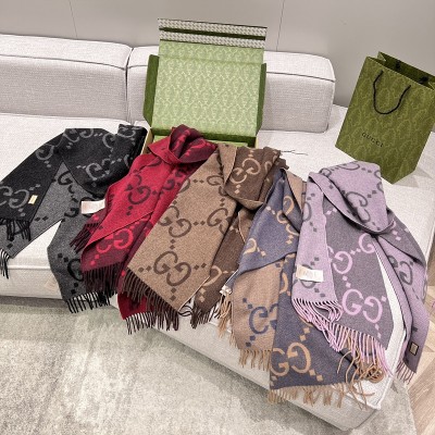 구찌 GUCCI GG 캐시미어 양면 롱 머플러 5컬러 SIZE 45*200cm ☆☆☆☆☆