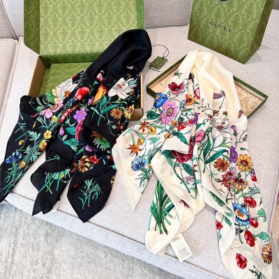 구찌 GUCCI 23 실크 울 숄 SIZE 140*140cm ※ 울 70% + 실크 30% ☆☆☆☆☆