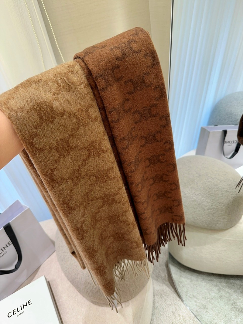 셀린느 CELINE 캐시미어 머플러 스카프 목도리 SIZE 186*36cm ☆☆☆☆☆