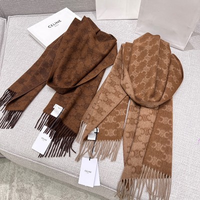 셀린느 CELINE 트리오페 모노그램 캐시미어 머플러 2AW02252U.02TF SIZE 186*36cm # 100% 캐시미어 ☆☆☆☆☆ #극치샵