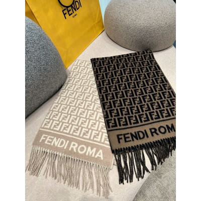 펜디 FENDI FF로고 머플러 스카프 목도리 SIZE 30*190cm @ 울 80% + 캐시미어 20% ☆☆☆☆☆ #폭스샵