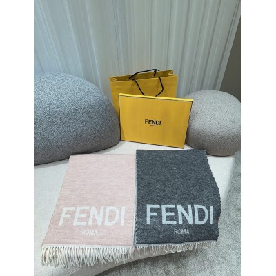 펜디 FENDI 양면 로고 로마 오버사이즈 머플러 스카프 목도리 SIZE 190*35cm @ 캐시미어 70% + 울 30% ☆☆☆☆☆ #폭스샵