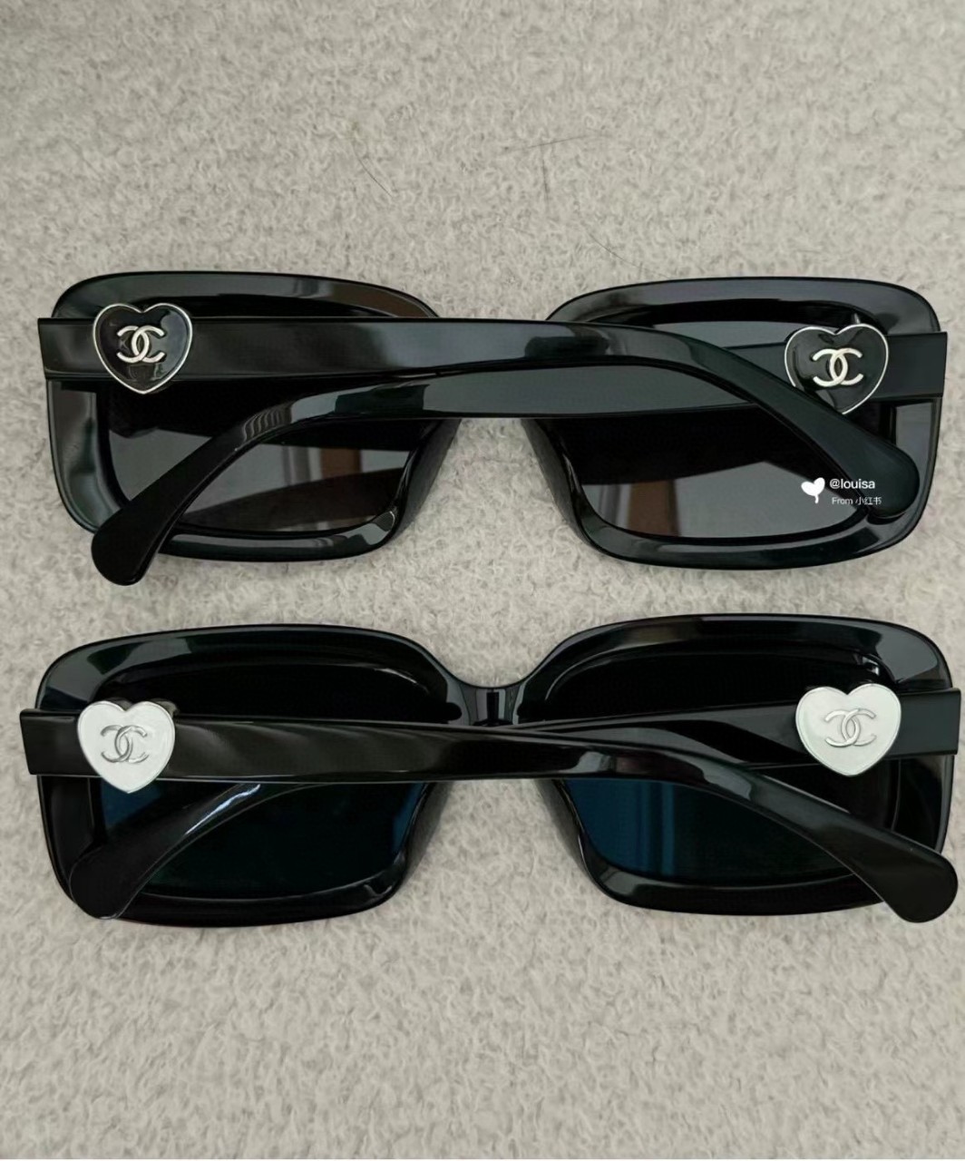 샤넬 CHANEL 24년 NEW 하트장식 롱 스퀘어 선글라스 SIZE 56-17-140 ☆☆☆☆☆ #vvip공장