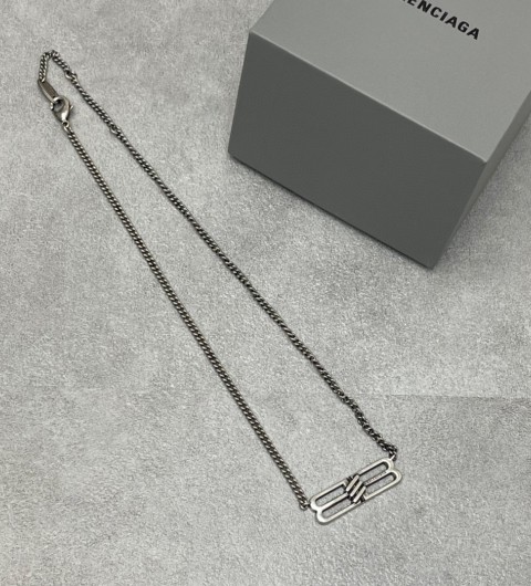 발렌시아가 BALENCIAGA BB 더블로고 라이센스 아이콘 스터드 체인 네크리스 ☆☆☆☆☆ #vvip공장