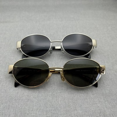 CELINE 셀린느 CL40235U Triomphe 매탈 선글라스 안경 금테 안경테 그린 렌즈 SIZE 54-18-135 ☆☆☆☆☆ #vvip공장
