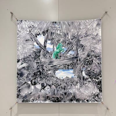에르메스 HERMES 24 실크 스카프 [사이즈] 90*90cm @ 100% 실크