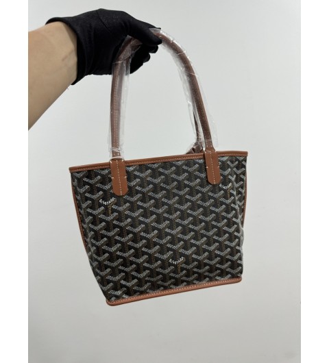 고야드 GOYARD 미니앙쥬 앙주백 블랙탄 양면 토트백 AMAANJOU MINI [사이즈] 20x10cm #vvip공장