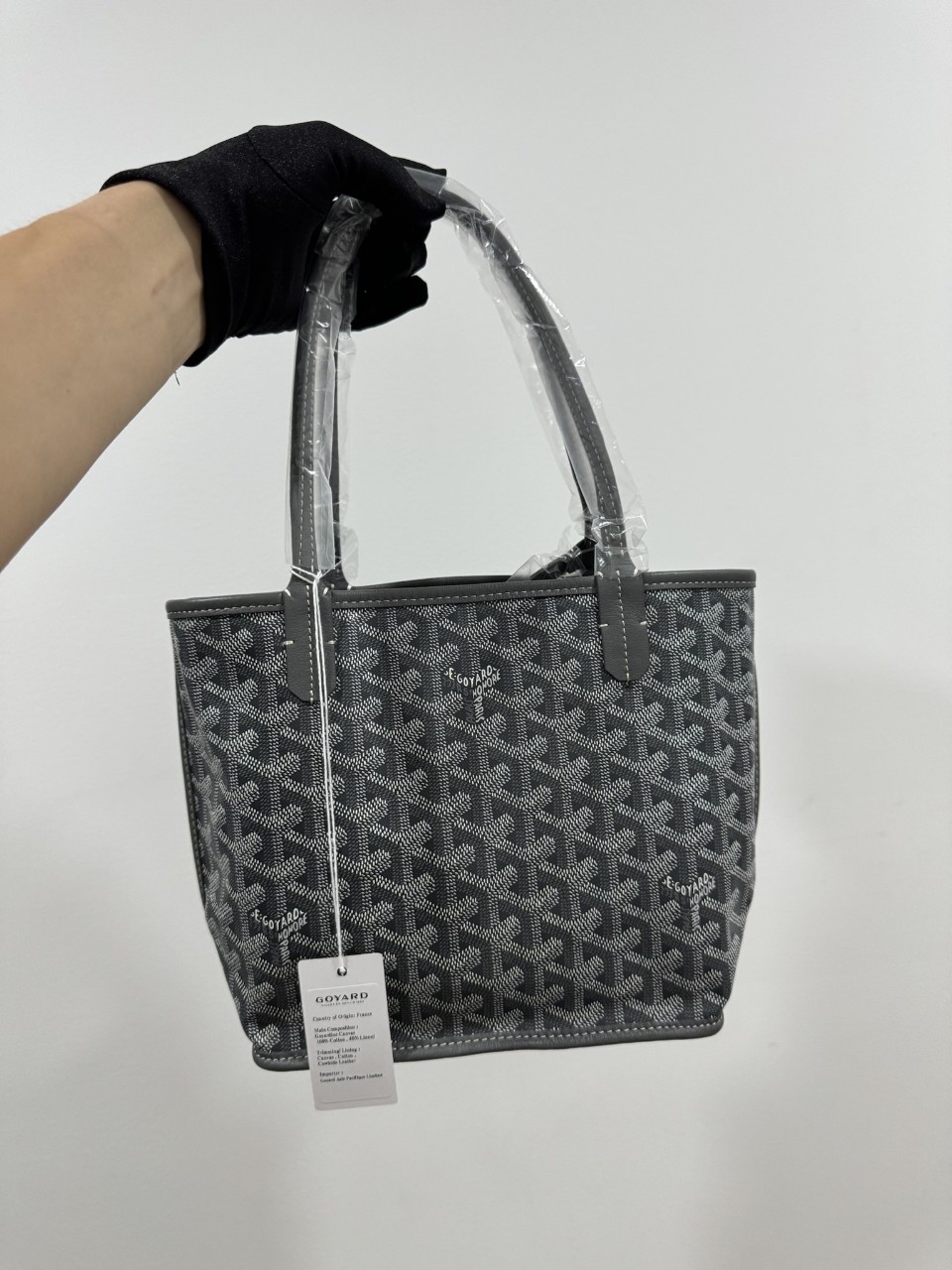 고야드 GOYARD 미니앙쥬 앙주백 그레이 양면 토트백 AMAANJOU MINI [사이즈] 20x10cm #vvip공장