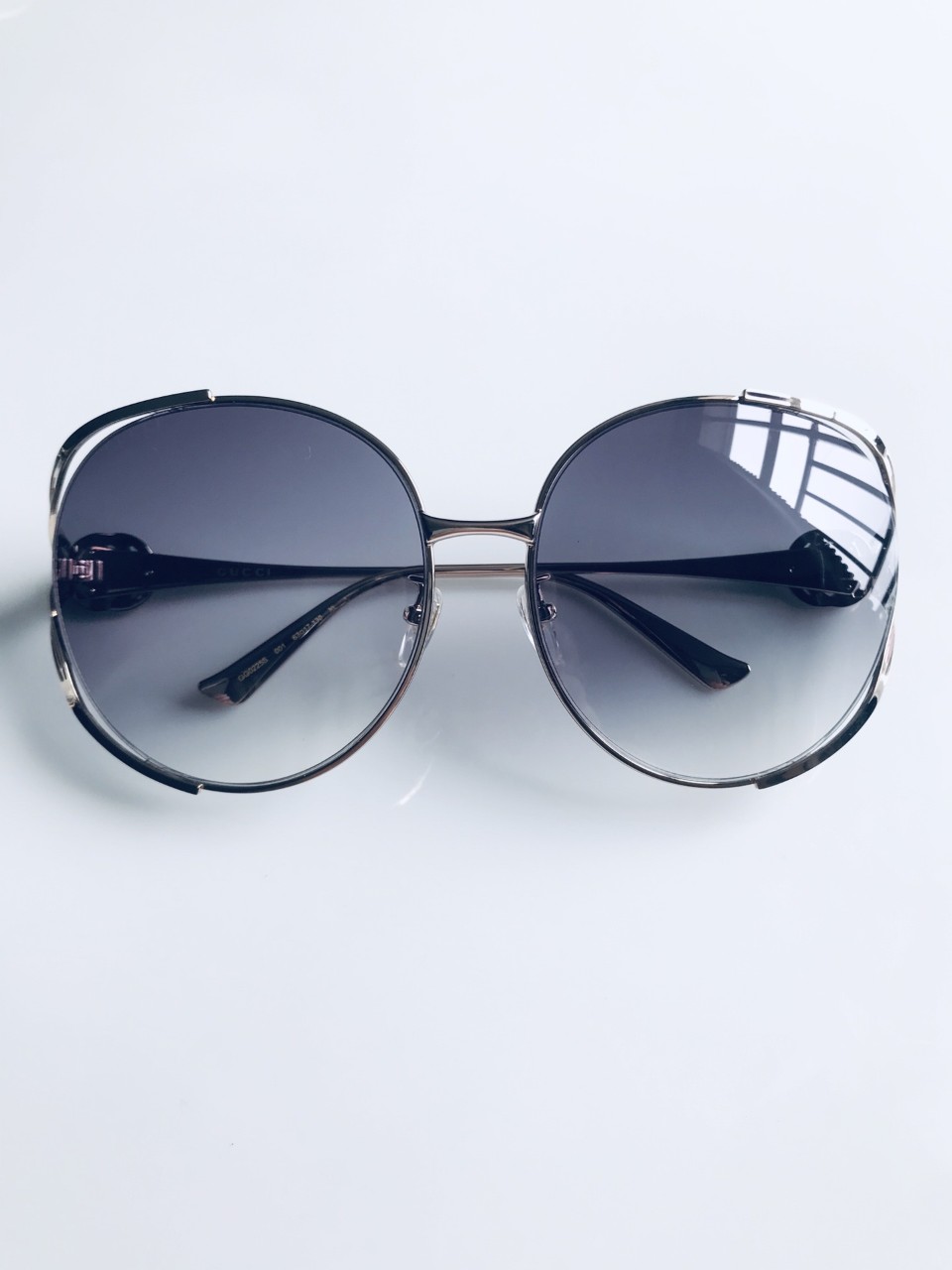 구찌 Gucci GG0225S 004 금테 그레이 Gradient 여성 선글라스 안경 안경테 [사이즈] 63-17-146 #vvip공장