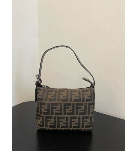 펜디 FENDI FF 빈티지 자카드 패브릭 미니백 숄더백 [사이즈] 19*14*8cm #boxini