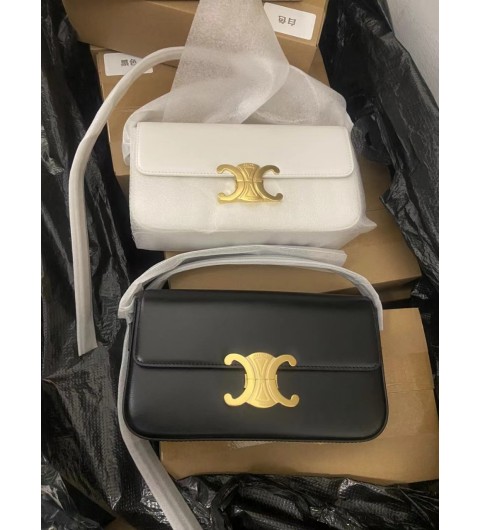 셀린느 CELINE 트리오페 샤이니 카프스킨 숄더백 블랙 194143BF438NO [사이즈] 20x10x4cm #vvip공장