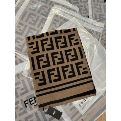 펜디 FENDI 남녀공용 울실크 머플러_FXS424 A3Q1 F0QB8 [사이즈]  180x35cm @ 울 95% + 멀버리 실크 5% #vvip공장