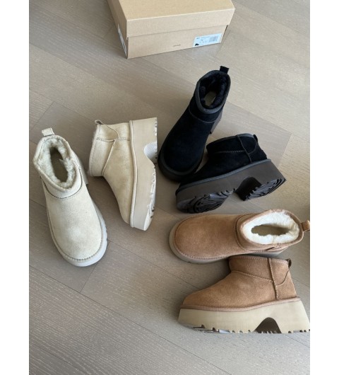 UGG 미국 어그 클래식 울트라 미니 뉴 하이츠 통굽 부츠 3컬러 1158311 [사이즈] 35~40
