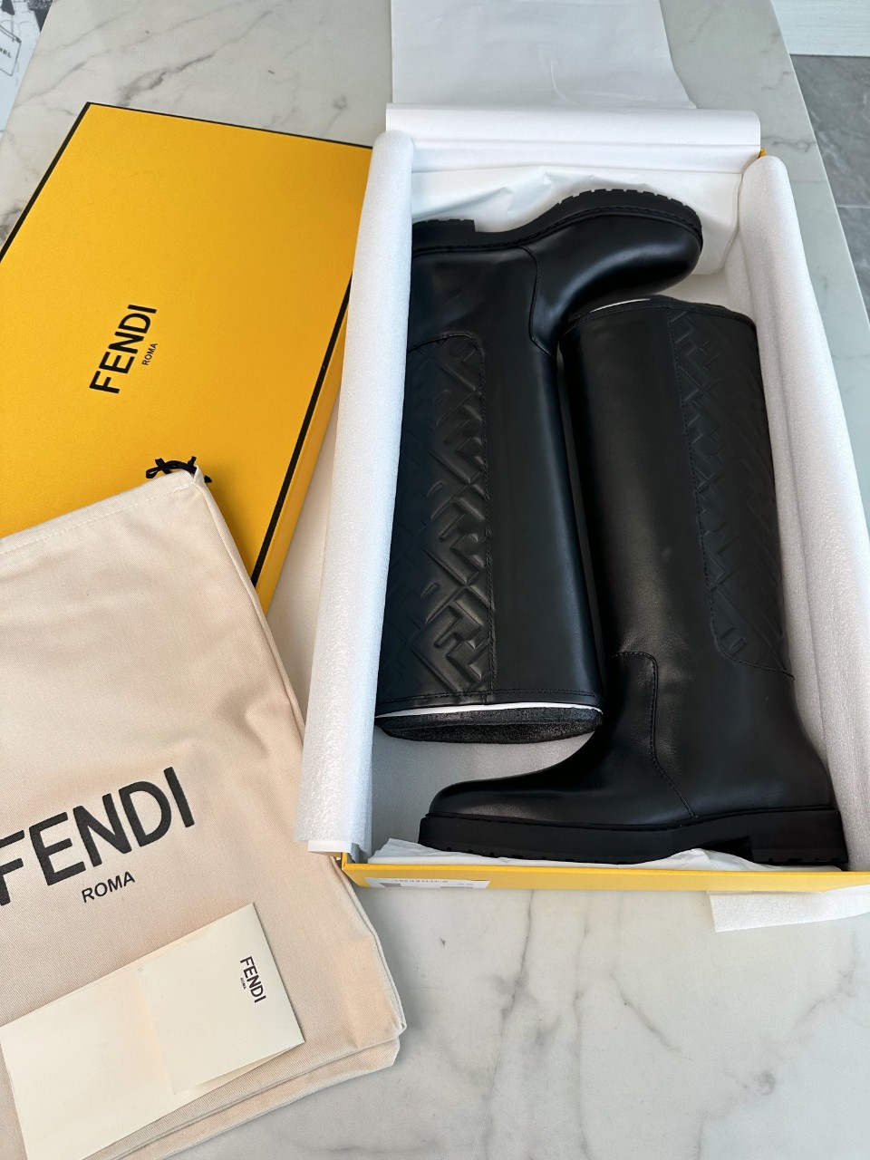 펜디 FENDI FF 로고 롱부츠 [사이즈] 35~40 #해피샵