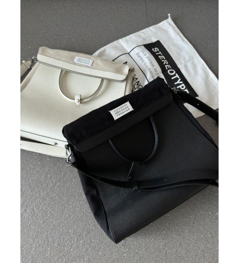 메종마르지엘라 5AC 블랙 미듐 토트백 A56 6712698215186303 [사이즈] 35x34x9.5cm #vvip공장