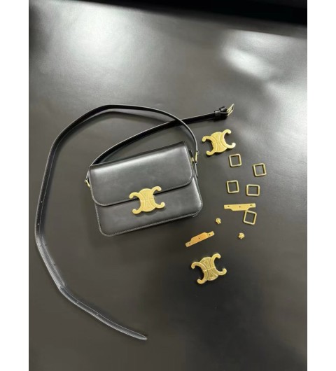 셀린느 CELINE 틴 트리옹프백 블랙 188423BF4 38NO [사이즈] 18.5x14x6cm #vvip공장