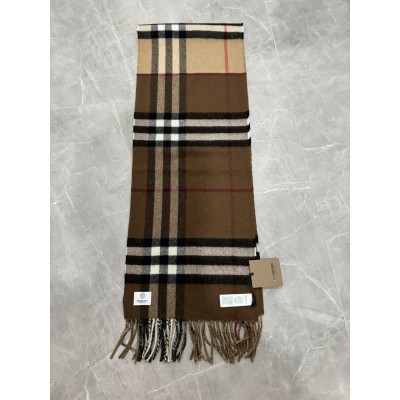 버버리 머플러 스카프 BROWN 8045329 ARC BEIGE BIRCH BRN @ 캐시미어 100% #vvip공장