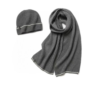 브루넬로쿠치넬리 Brunello Cucinelli 캐시미어 머플러 & 비니 [사이즈] 190×28cm @ 캐시미어 100%