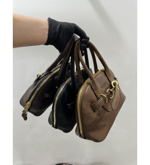 미우미우 아벤추어 나파 가죽 탑 핸들 백 5BB169 2BBL F0316 V OOO 28x16.5x10cm #vvip공장