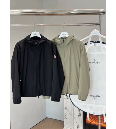 몽클레어 코나 블랙 올리브 그린 남성 바람막이 레인 자켓 24SS 1 2 3 4 5