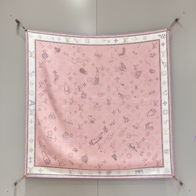 루이비통 M78823 LV 위시리스트 스퀘어 70 스카프 90x90cm 100% 실크