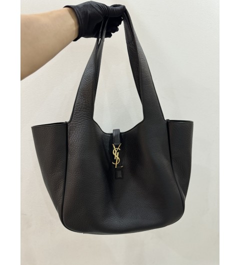 입생로랑 베아 가방 BEA 디어 가죽 생로랑 빅백 블랙 숄더 쇼퍼 백 763435 50x28x18cm #vvip공장