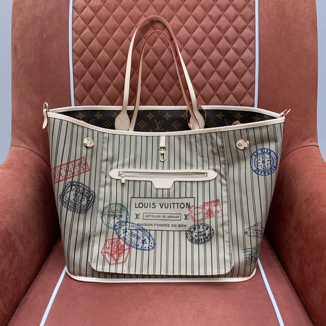 루이비통 네버풀 반둘리에 인사이드 아웃 GM M11948 39x32x19cm #모나샵