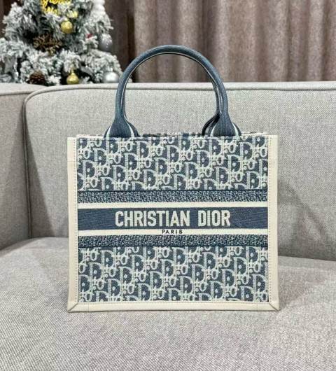 디올 북토트벡 Book Tote 스몰백 M1325CZEM_M49E 130444114 26.6x22x14cm #여왕샵