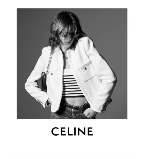 셀린느 CELINE 스트라이프 튜브탑 브라탑 XS S M #터비에빵
