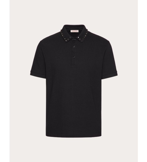 발렌티노 VALENTINO 스터드 디테일 카라 폴로셔츠 S M L XL #터비에빵