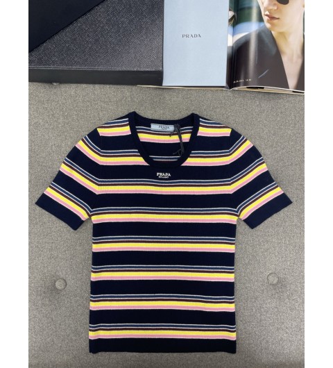 25SS 프라다 반팔 티셔츠 P24N2S S OOO 16V9 F0008 38 40 42