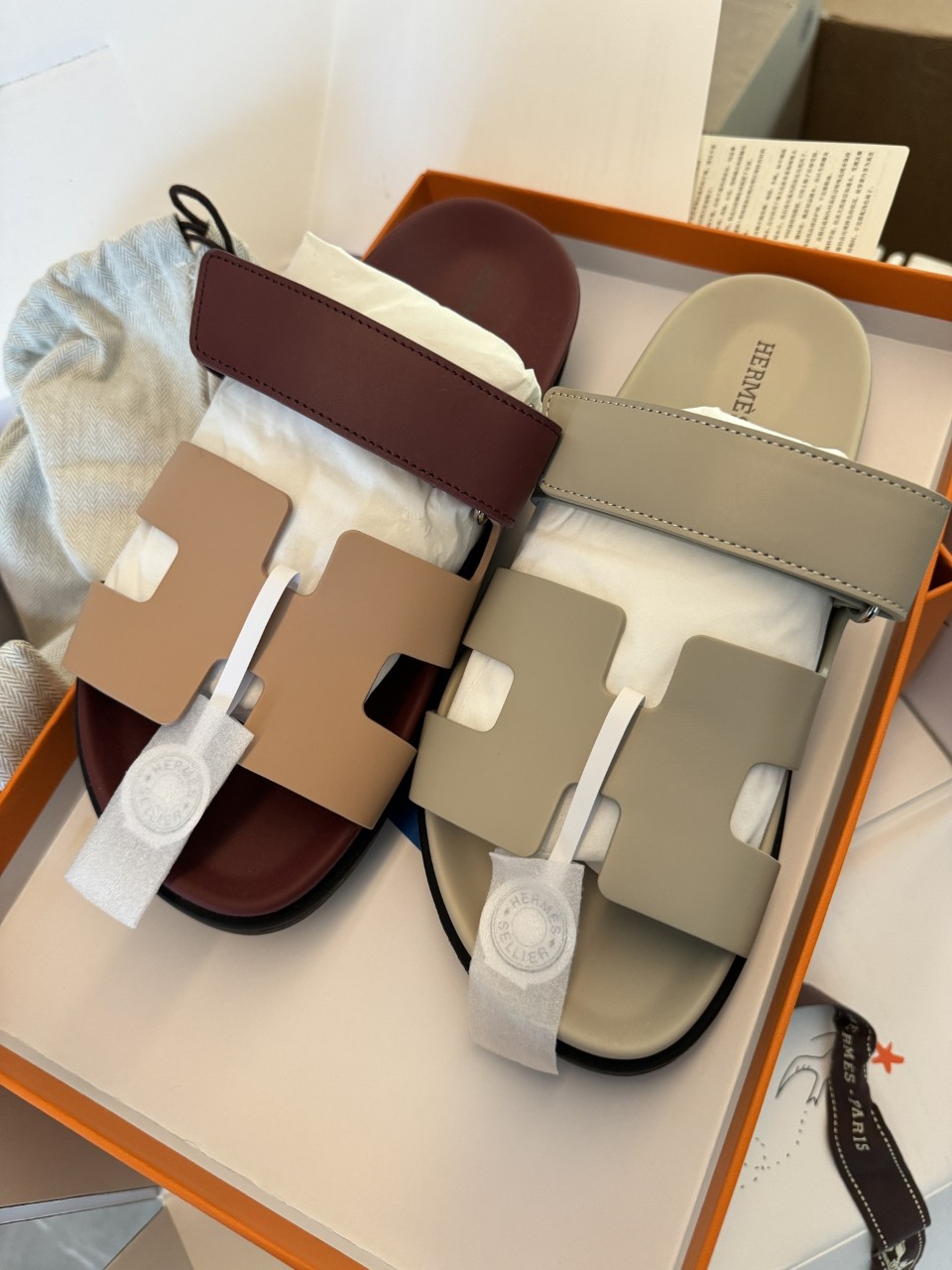 에르메스 HERMES 시프레 샌들 슬리퍼