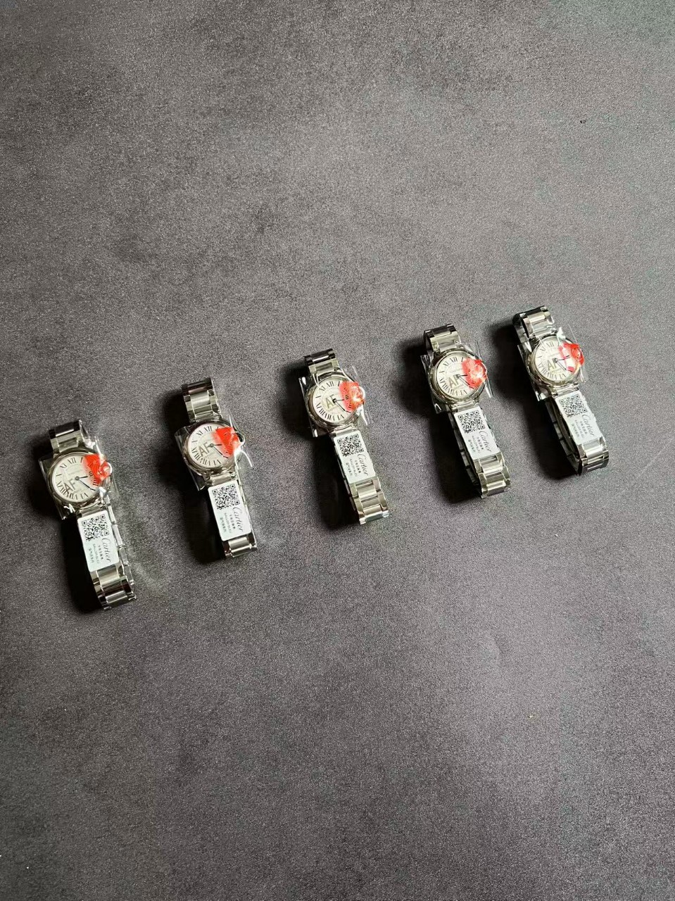 까르띠에 발롱 블루 28mm 스몰 쿼츠 실버 메탈 여성 예물시계 #AF공장