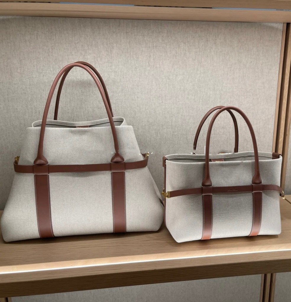 로로피아나 LORO PIANA 기에라 스몰/라지 쇼퍼백 FAO7477_B4NE 스몰 28x19x12cm, 라지 40x26x18cm