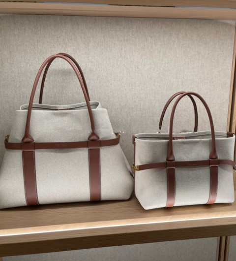 로로피아나 LORO PIANA 기에라 스몰/라지 쇼퍼백 FAO7477_B4NE 스몰 28x19x12cm, 라지 40x26x18cm