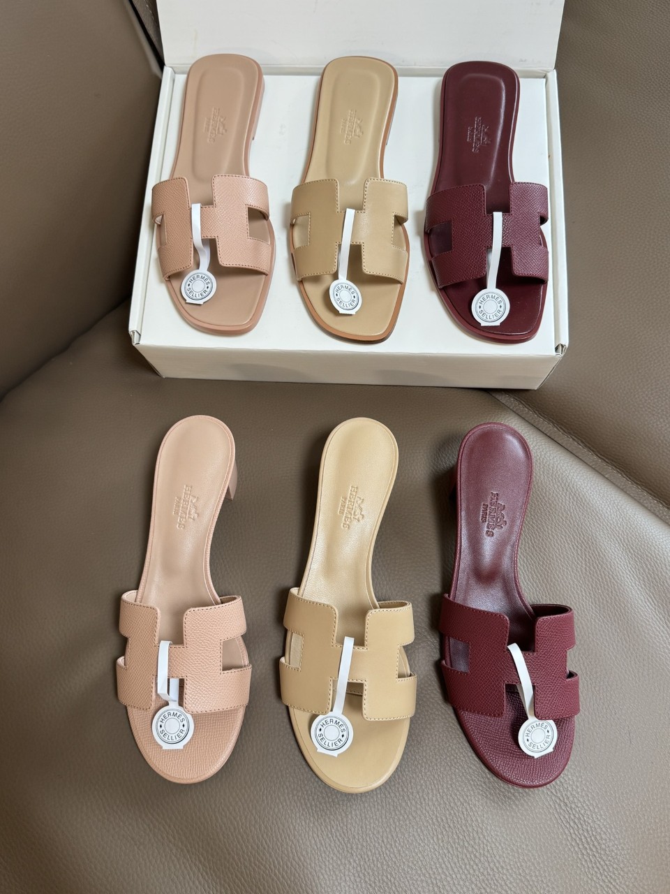 에르메스 HERMES 오란 & 오아시스 뮬 슬리퍼 샌들 35~42