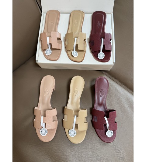 에르메스 HERMES 오란 & 오아시스 뮬 슬리퍼 샌들 35~42