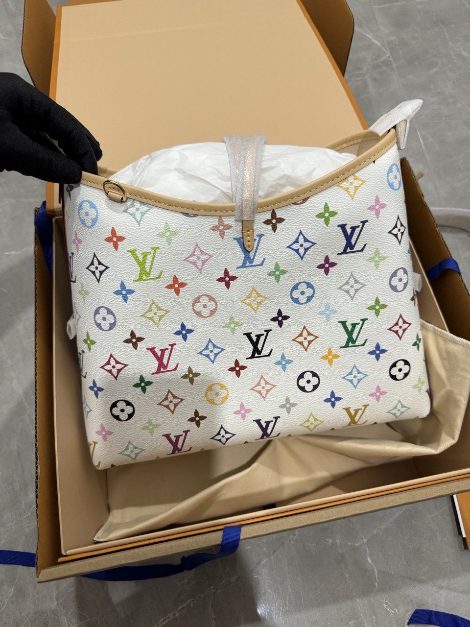 루이비통 x TM 캐리올 PM 멀티컬러 모노그램 캔버스 숄더백 M13661 29x24x12cm #vvip공장