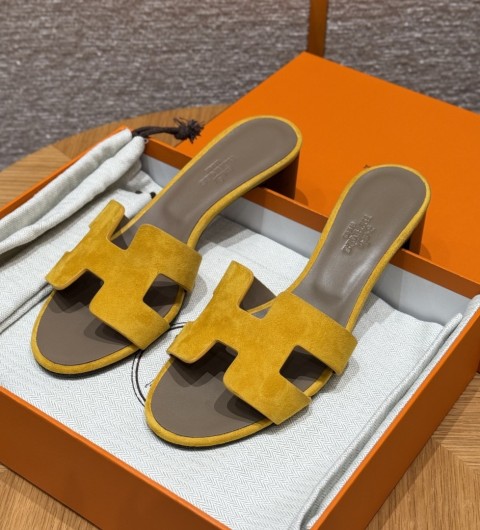 에르메스 HERMES 오란 & 오아시스 뮬 슬리퍼 샌들 34~41