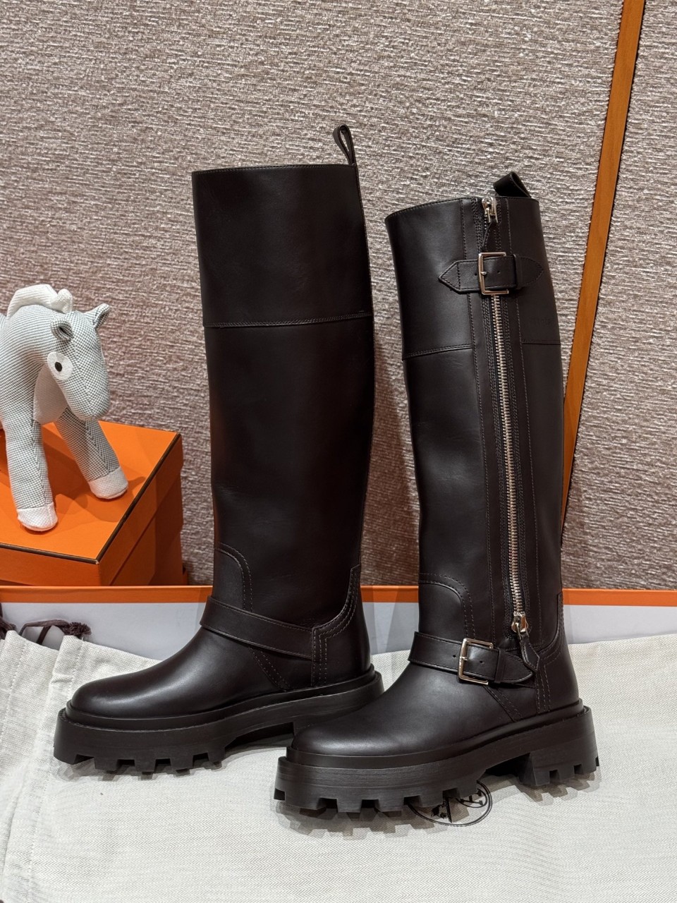 에르메스 부츠 2Colors HERMES Jaime boot 34~41