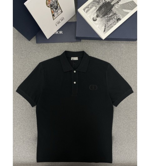 디올 CD 아이콘 폴로 셔츠 블랙 피케 S M L XL