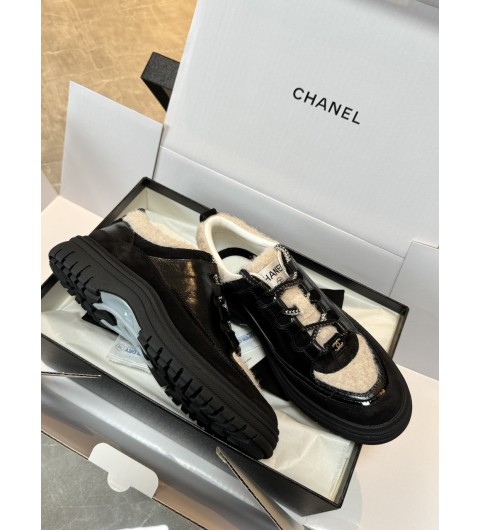 샤넬 CHANEL 25B 빈티지 퀄팅 스니커즈 G46735 35~40