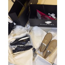 샤넬 CHANEL 25A 스웨이드 키드스킨 로퍼 G37430 35~41