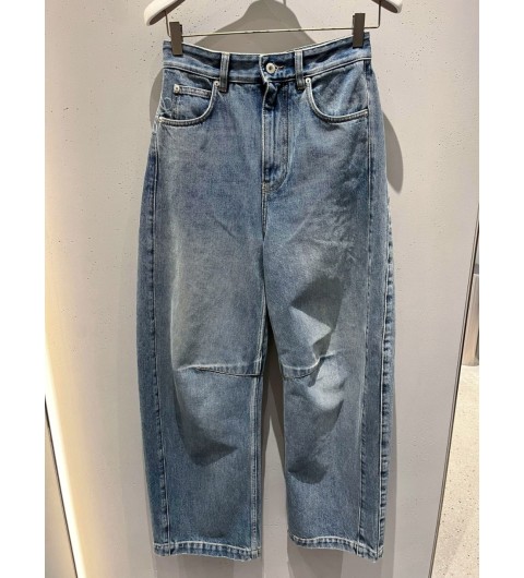 로에베 아나그램 배럴 데님 Anagram barrel jeans in denim S359Y11XCM Washed Denim 32 34 36 #터비에빵