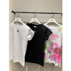 로에베 화이트 아나그램 로고 티셔츠 White Anagram Logo T-Shirt 000000000007818405 S M L #터비에빵