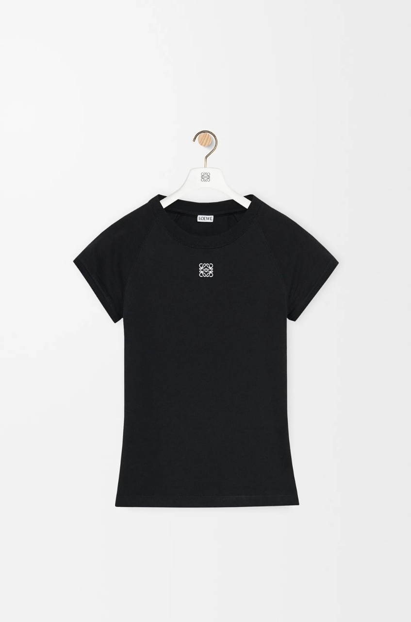 로에베 코튼 스몰 핏 티셔츠 블랙 S359Y22X96-1100 S M L #터비에빵