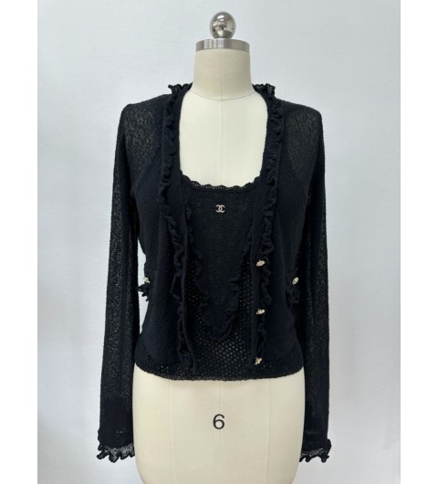 샤넬 카디건 가디건 Cardigan P80019-K11542-94305 36 38 40 #타지아