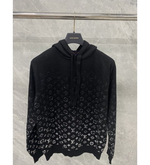 루이비통 LOUIS VUITTON 모노그램 그라디언트 후드 블랙 S M L XL