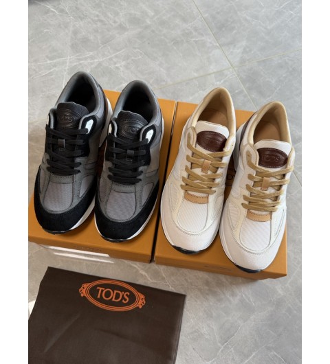 FW25 토즈 가죽 AND 테크니컬 패브릭 스 니커즈 XXM63KOJN90 UKZRXU6 39~44